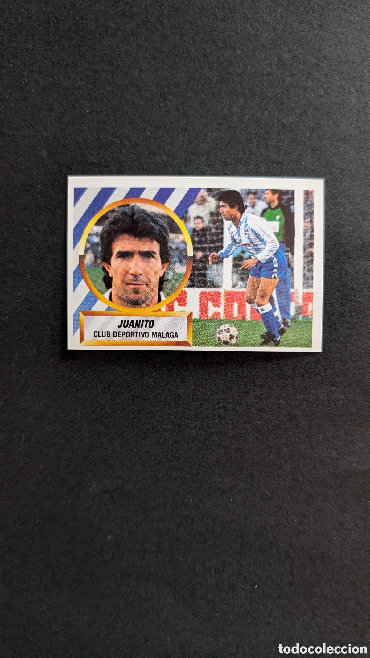 Cromos de f&uacute;tbol: L1 JUANITO BAJA MALAGA LIGA ESTE 1988/89 88 89 NUNCA PEGADO SIN PEGAR