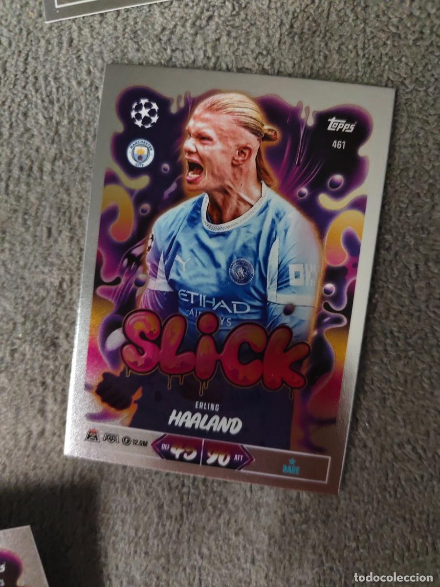 Cromos de f&uacute;tbol: 461 MATCH ATTAX 26/27 ERLING HAALAND MANCHESTER CITY SLICK 2026 2027 TOPPS UCC AAU