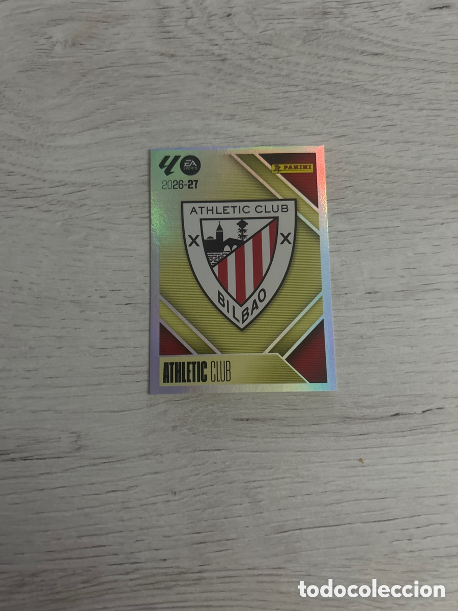 Cromos de f&uacute;tbol: Escudo 1 Athletic Club Liga Este 2026/27 26-27 Panini