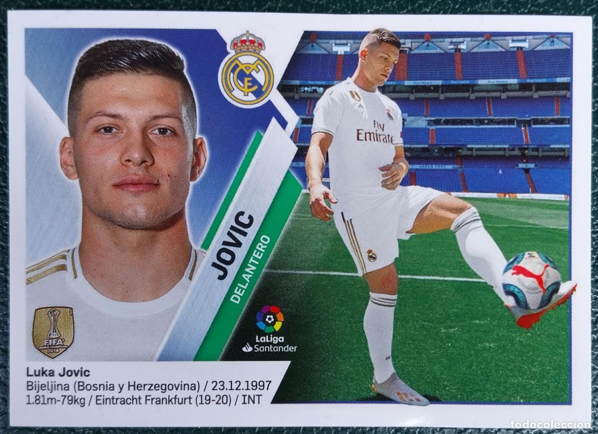 Cromos de f&uacute;tbol: 16 JOVIC REAL MADRID CROMOS ALBUM EDICIONES ESTE 2019 2020 19 20