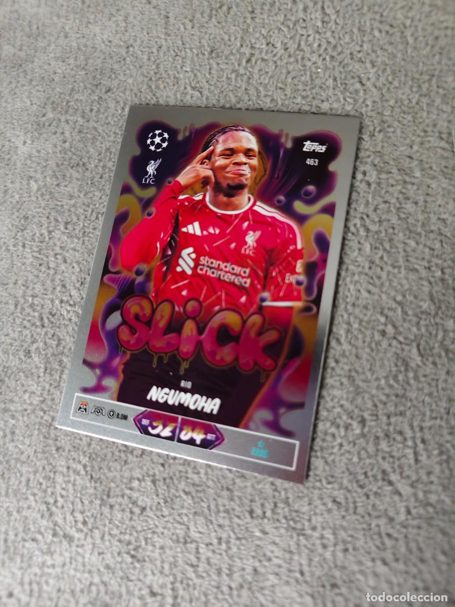 Cromos de f&uacute;tbol: 463 MATCH ATTAX 26/27 RIO NGUMOHA LIVERPOOL SLICK 2026 2027 TOPPS UCC AAU