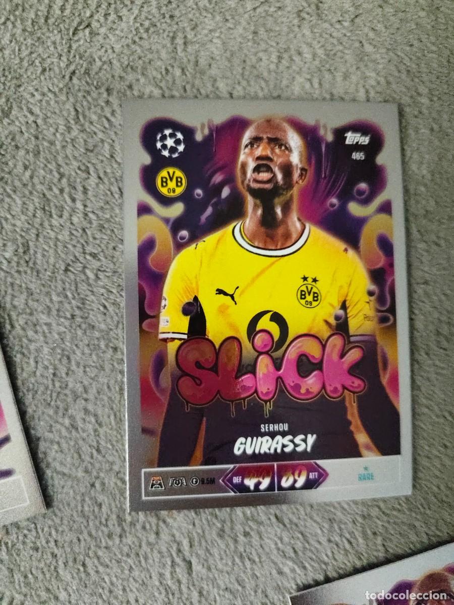 Cromos de f&uacute;tbol: 465 MATCH ATTAX 26/27 SERHOU GUIRASSY BORUSSIA DORTMUND SLICK 2026 2027 TOPPS UCC AAU