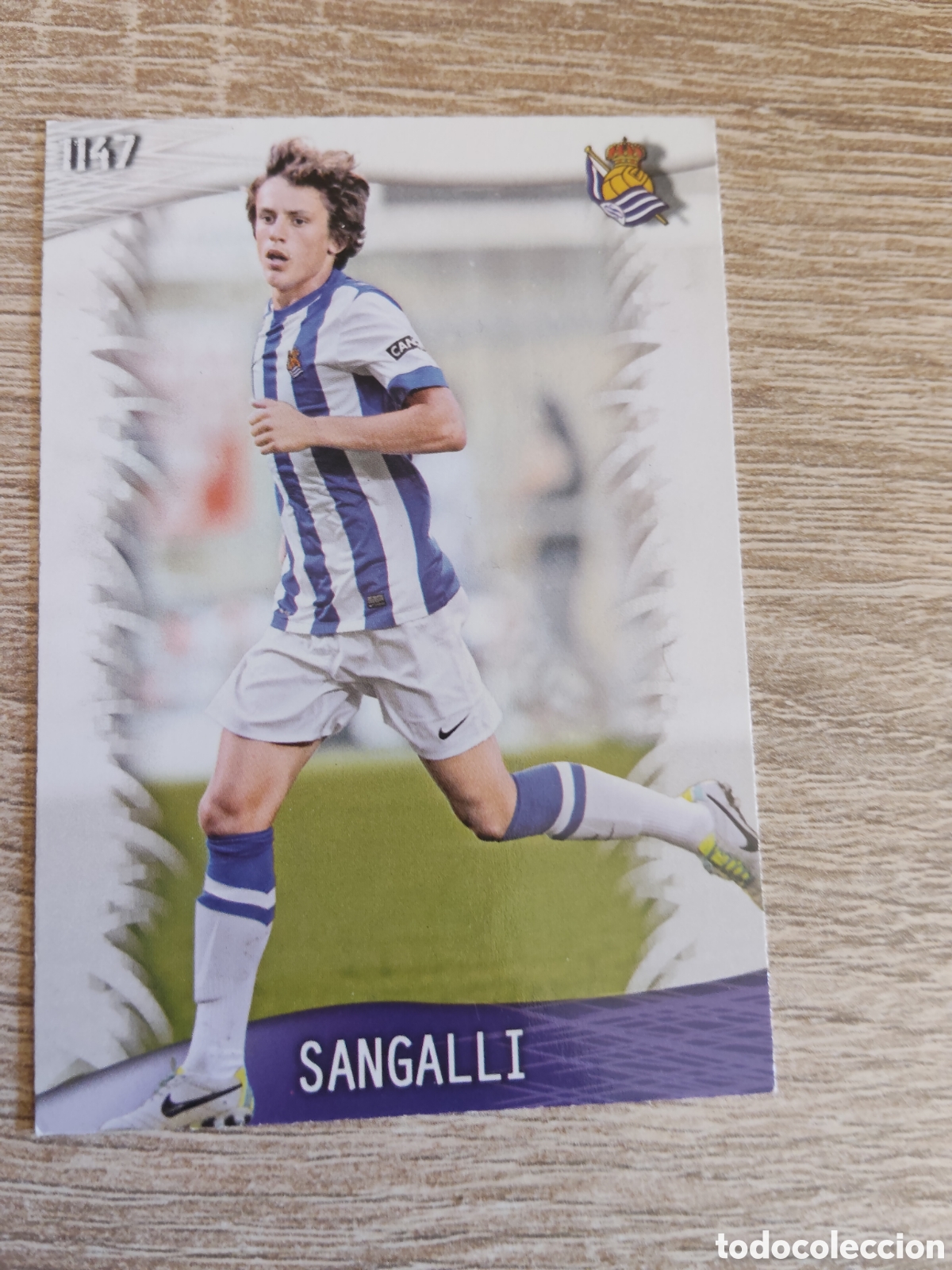 Cromos de f&uacute;tbol: Mundicromo las fichas de la liga 2014 1147 Sangalli Real Sociedad