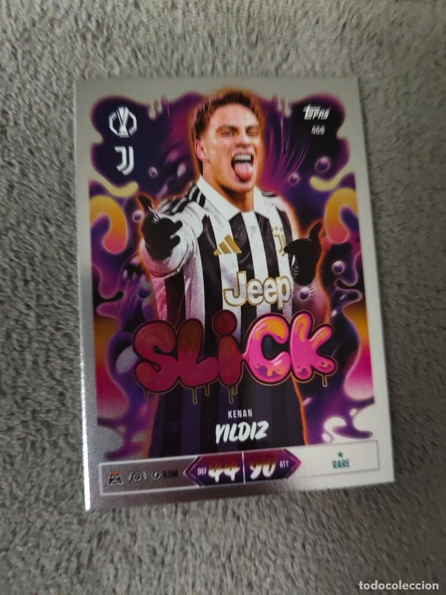 Cartes &agrave; collectionner de Football: 468 MATCH ATTAX 26/27 KENAN YILDIZ JUVENTUS SLICK 2026 2027 TOPPS UCC AAU