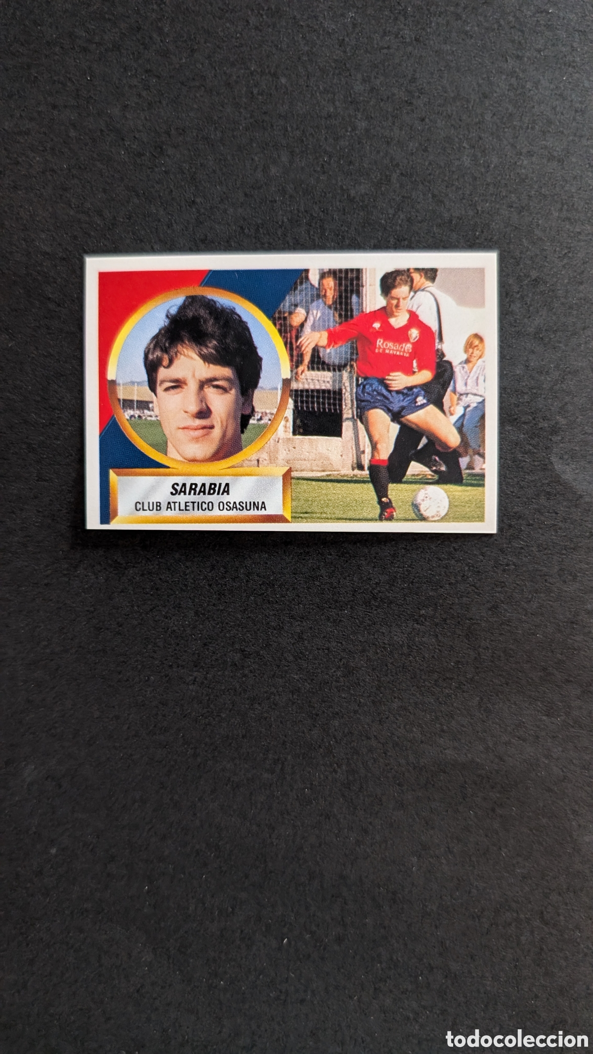 Cromos de f&uacute;tbol: L1 SARABIA OSASUNA BAJA LIGA ESTE 1988/89 88 89 NUNCA PEGADO SIN PEGAR