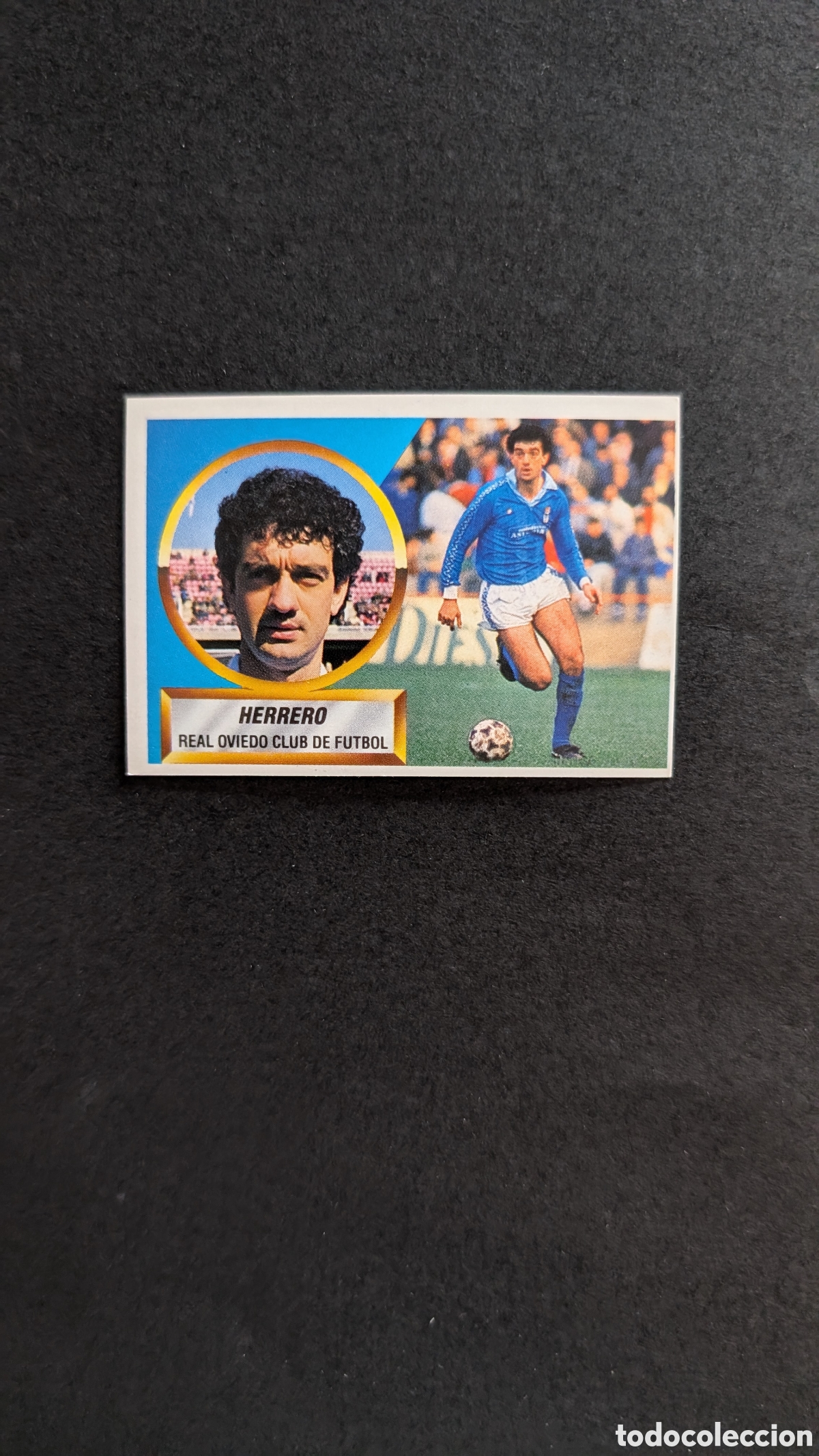 Cromos de f&uacute;tbol: L1 HERRERO OVIEDO BAJA LIGA ESTE 1988/89 88 89 NUNCA PEGADO SIN PEGAR