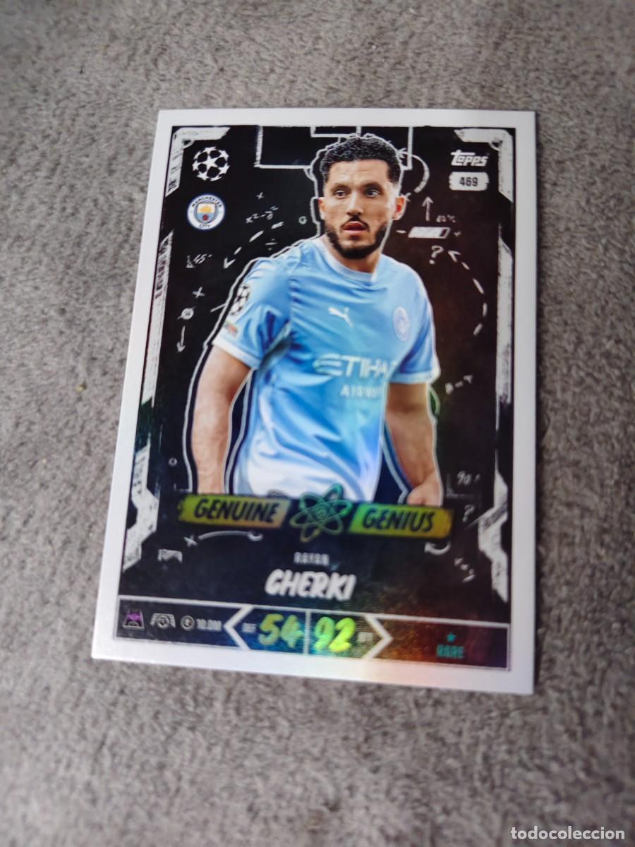 Cromos de f&uacute;tbol: 469 MATCH ATTAX 26/27 RAYAN CHERKI MANCHESTER CITY GENUINE GENIUS 2026 2027 TOPPS UCC AAU
