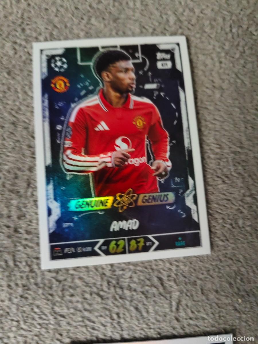 Cromos de f&uacute;tbol: 471 MATCH ATTAX 26/27 AMAD DIALLO MANCHESTER UNITED GENUINE GENIUS 2026 2027 TOPPS UCC AAU