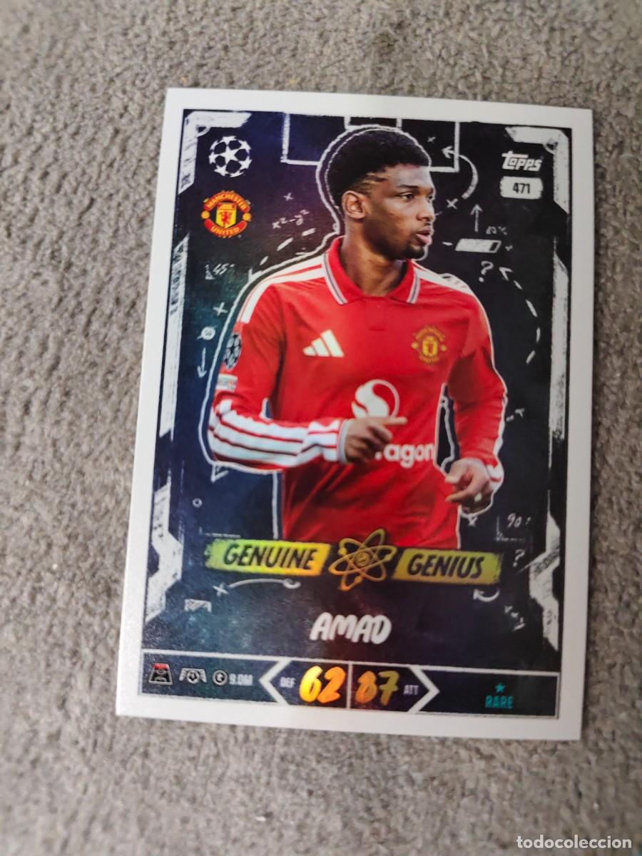 Cromos de f&uacute;tbol: 471 MATCH ATTAX 26/27 AMAD DIALLO MANCHESTER UNITED GENUINE GENIUS 2026 2027 TOPPS UCC AAU