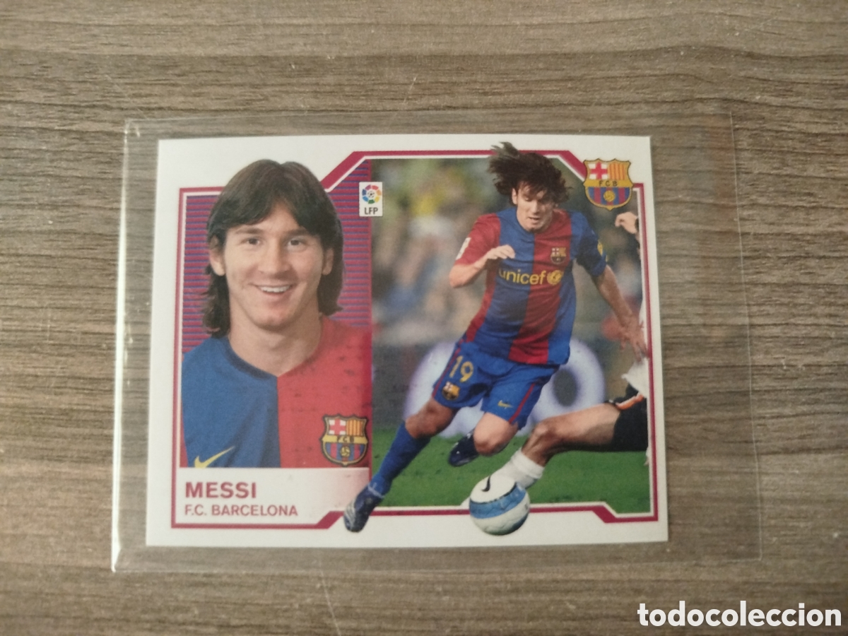 Cartes &agrave; collectionner de Football: Liga Este 2007/08.F.C.BARCELONA.MESSI.