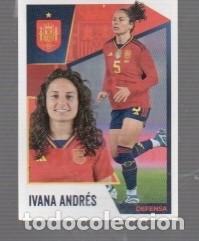 Cromos de f&uacute;tbol: CRONO VAMOS SELECCI&Oacute;N ESPA&Ntilde;OLA IVANA ANDR&Eacute;S N&ordm; 46 EDIT&Oacute; CARREFOUR Y PANINI SIN PEGAR