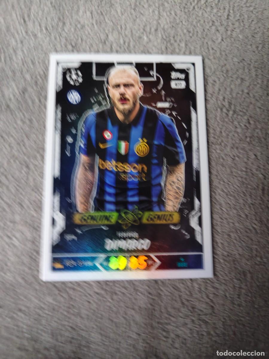 Cromos de f&uacute;tbol: 477 MATCH ATTAX 26/27 DIMARCO FC INTERNAZIONALE MILANO GENUINE GENIUS 2026 2027 TOPPS UCC AAU