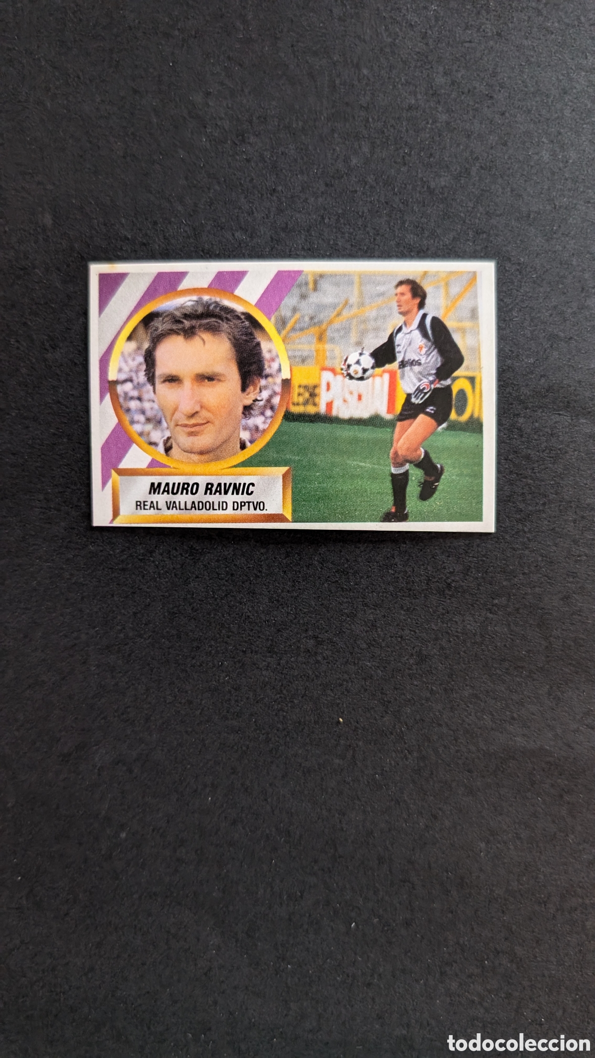 Football Stickers: L1 MAURO RAVNIC VALLADOLID LIGA ESTE 1988/89 88 89 NUNCA PEGADO SIN PEGAR