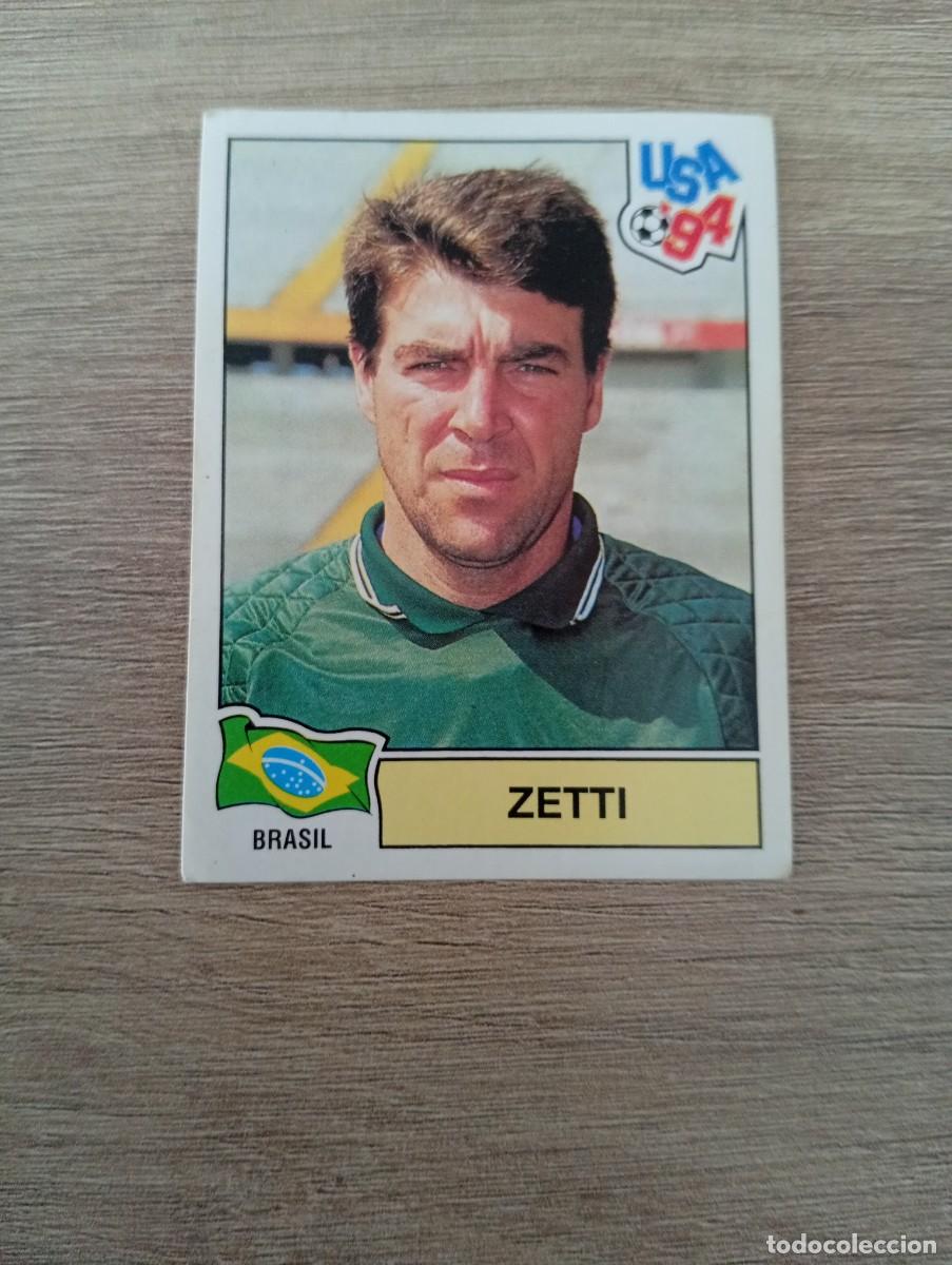Cromos de f&uacute;tbol: ZETTI 110 BRASIL MUNDIAL USA 94 1994 SIN PEGAR NUNCA PEGADO