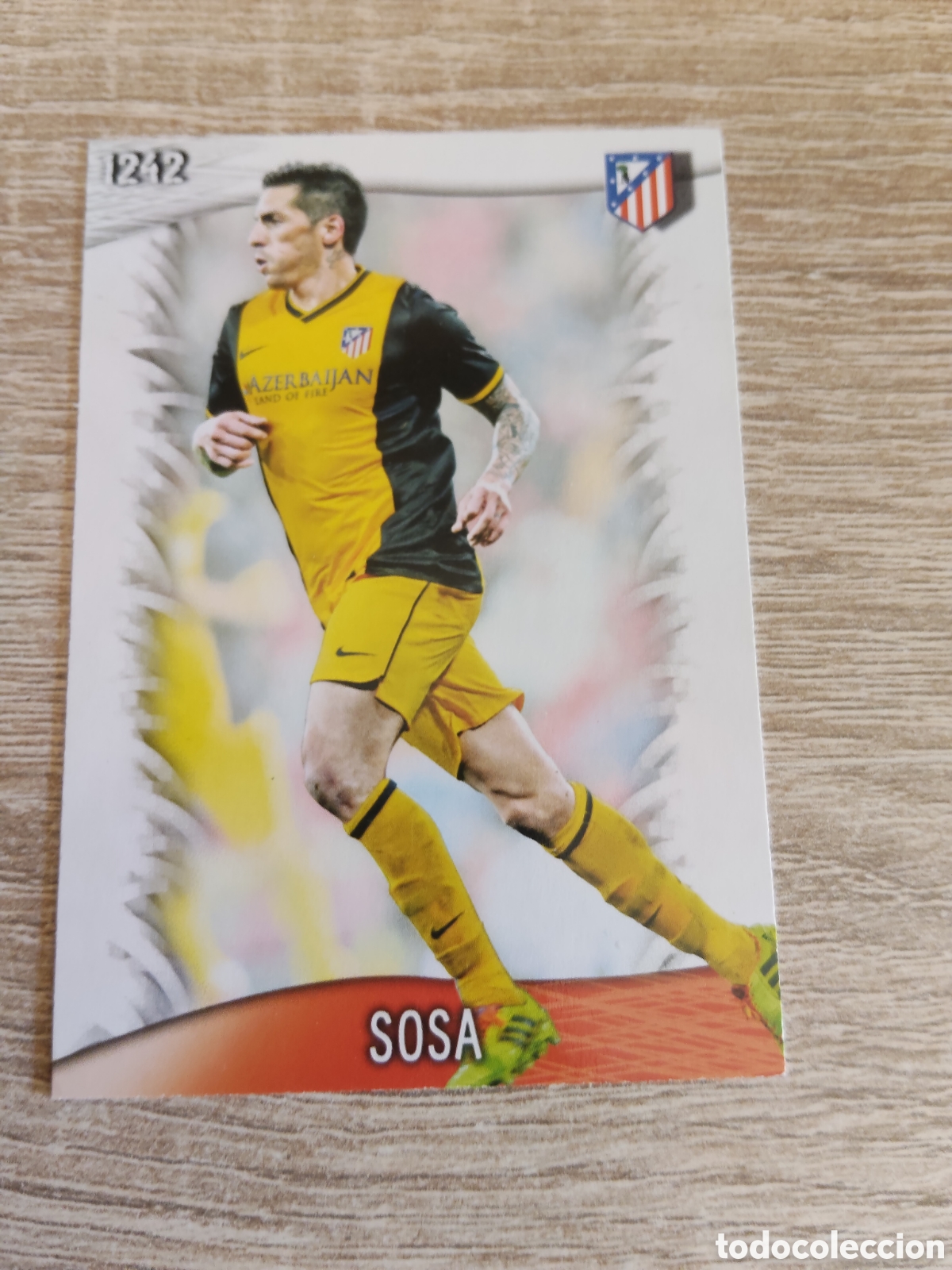 Cromos de f&uacute;tbol: Mundicromo las fichas de la liga 2014 1242 Sosa Atl&eacute;tico de Madrid
