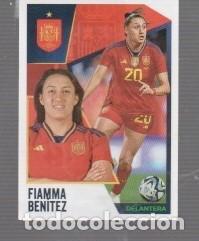 Cromos de f&uacute;tbol: CRONO VAMOS SELECCI&Oacute;N ESPA&Ntilde;OLA FIAMMA BENITEZ N&ordm; 62 EDIT&Oacute; CARREFOUR Y PANINI SIN PEGAR