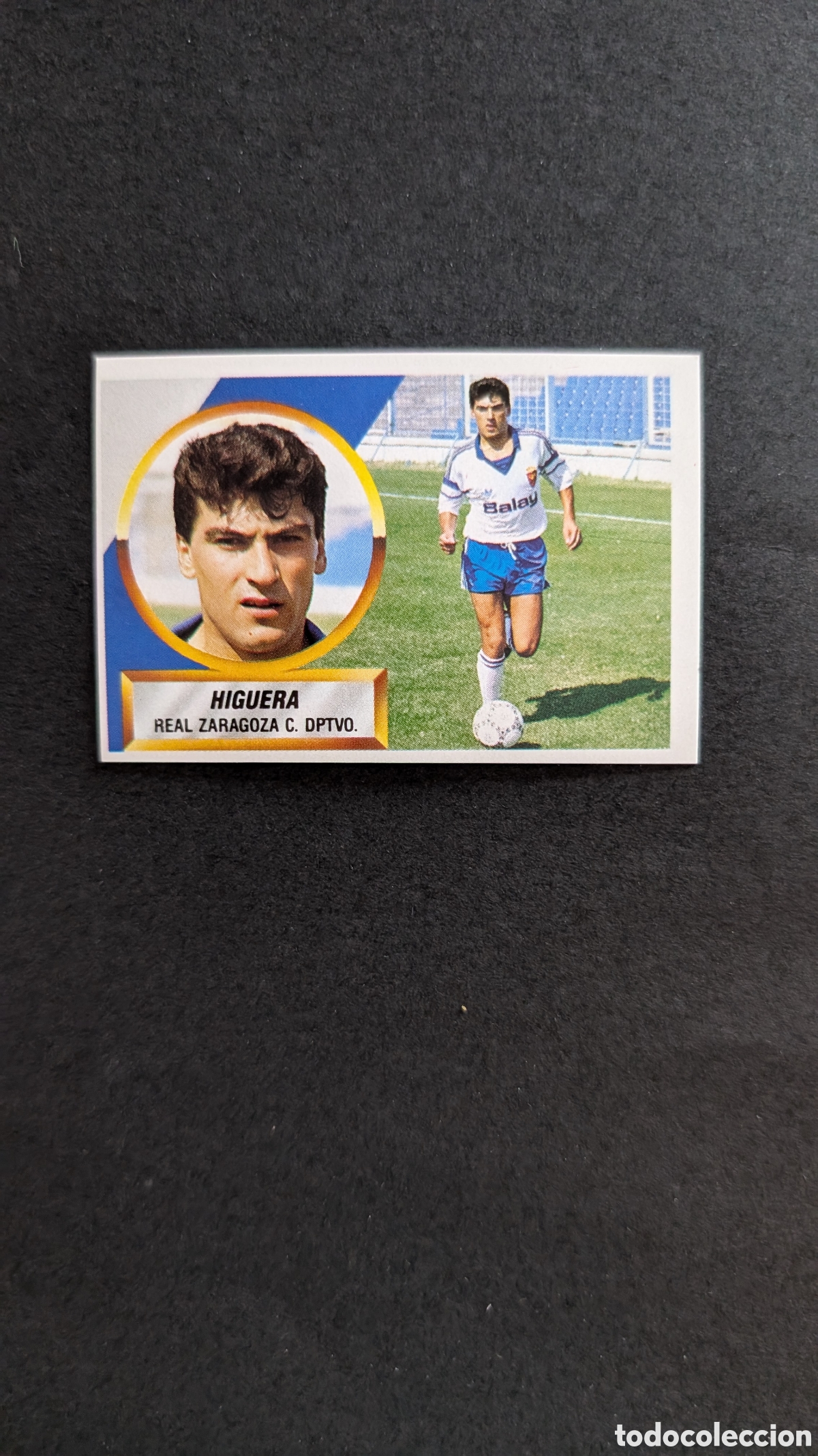 Cromos de f&uacute;tbol: L1 HIGUERA ZARAGOZA LIGA ESTE 1988/89 88 89 NUNCA PEGADO SIN PEGAR