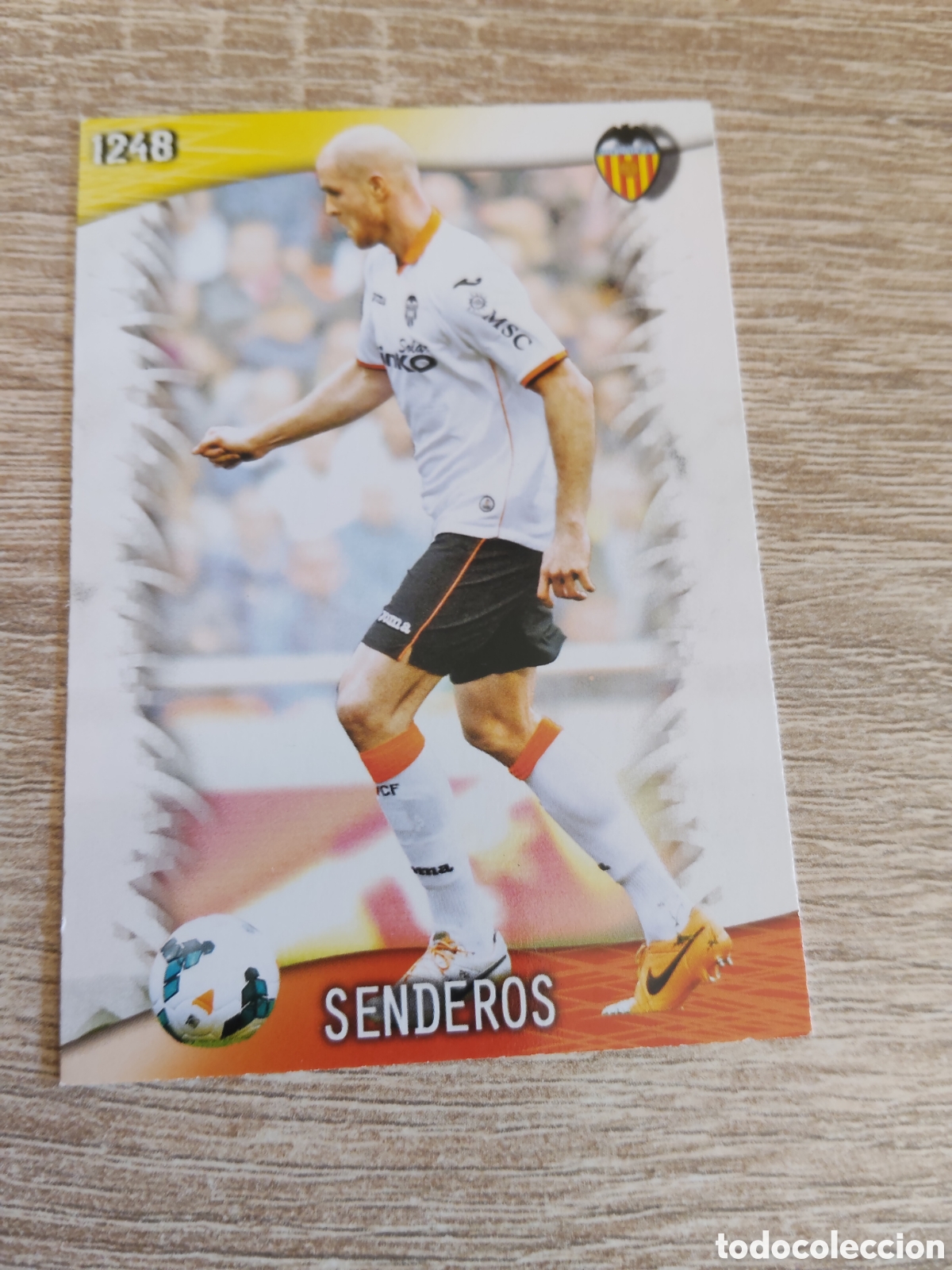 Cromos de f&uacute;tbol: Mundicromo las fichas de la liga 2014 1248 Senderos Valencia