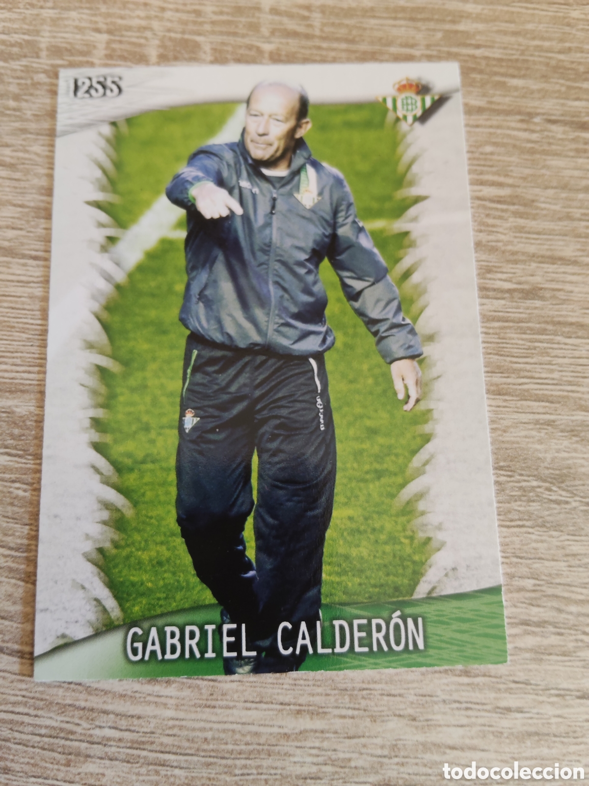 Football Stickers: Mundicromo las fichas de la liga 2014 1255 Gabriel Calder&oacute;n Real Betis