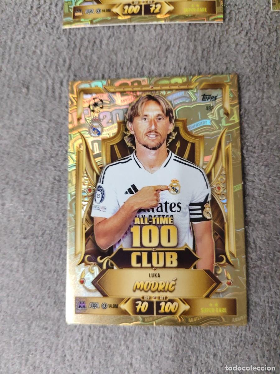 Football Stickers: 482 MATCH ATTAX 26/27 LUKA MODRIĆ REAL MADRID CF ALL-TIME 100 CLUB 2026 2027 TOPPS UCC AAU