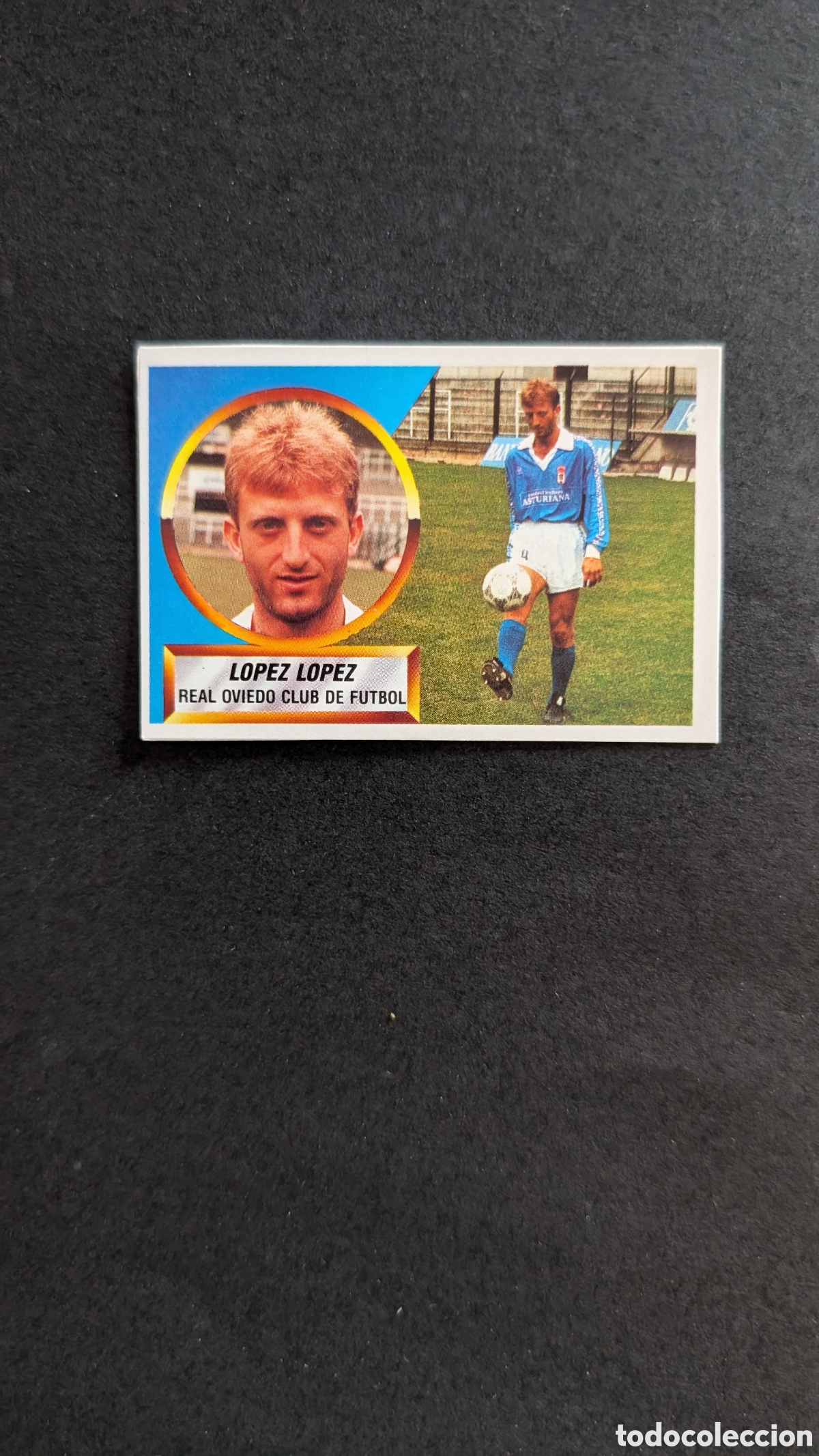Cromos de Futebol: LOPEZ LOPEZ OVIEDO COLOCA LIGA ESTE 1988/89 88 89 RECUPERADO RECORTADO