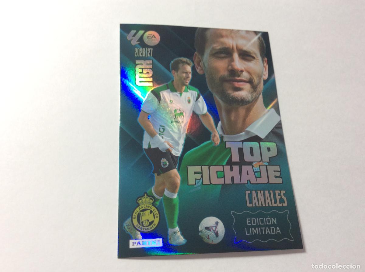 Football Stickers: Top Fichaje Canales Racing Santander MGK 2026/27 2026 2027 Panini