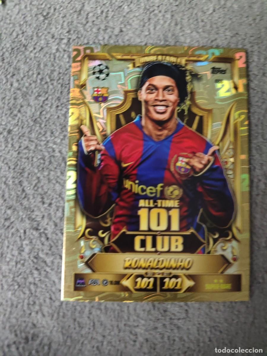 Football Stickers: 486 MATCH ATTAX 26/27 RONALDINHO BARCELONA ALL-TIME 100 CLUB 2026 2027 TOPPS UCC AAU