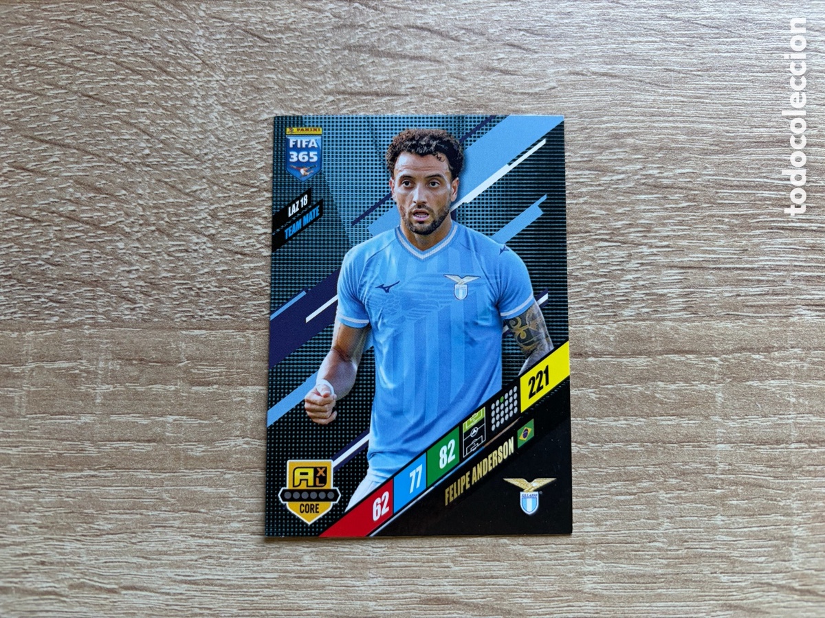 Cromos de f&uacute;tbol: 221 FELIPE ANDERSON TEAM MATE LAZ18 SS LAZIO PANINI FIFA 365 2024 ADRENALYN XL