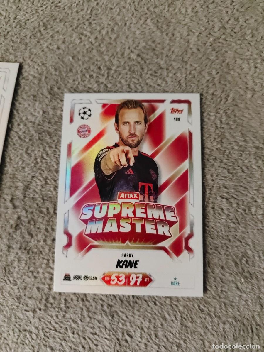 Cromos de f&uacute;tbol: 489 MATCH ATTAX 26/27 HARRY KANE FC BAYERN MUNCHEN MUNICH SUPREME MASTER 2026 2027 TOPPS UCC AAU