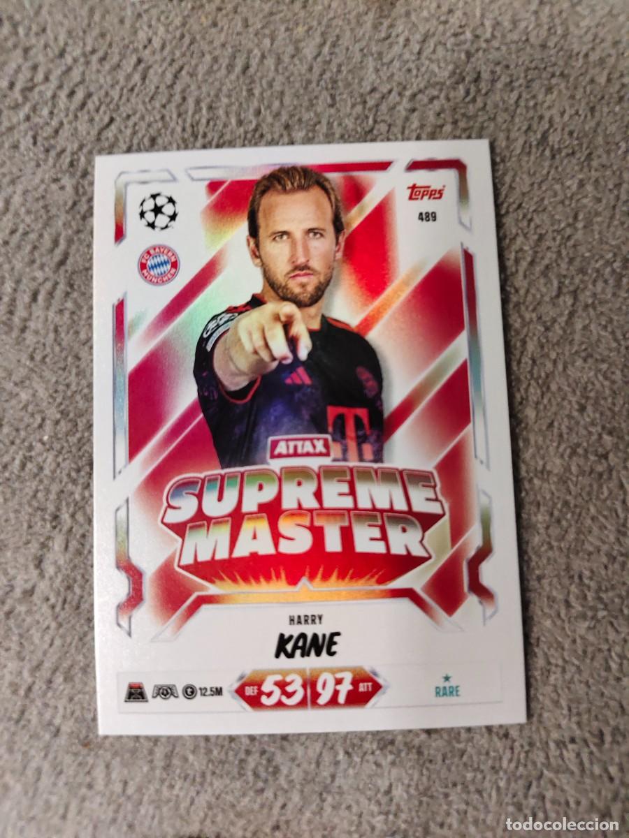 Cromos de f&uacute;tbol: 489 MATCH ATTAX 26/27 HARRY KANE FC BAYERN MUNCHEN MUNICH SUPREME MASTER 2026 2027 TOPPS UCC AAU