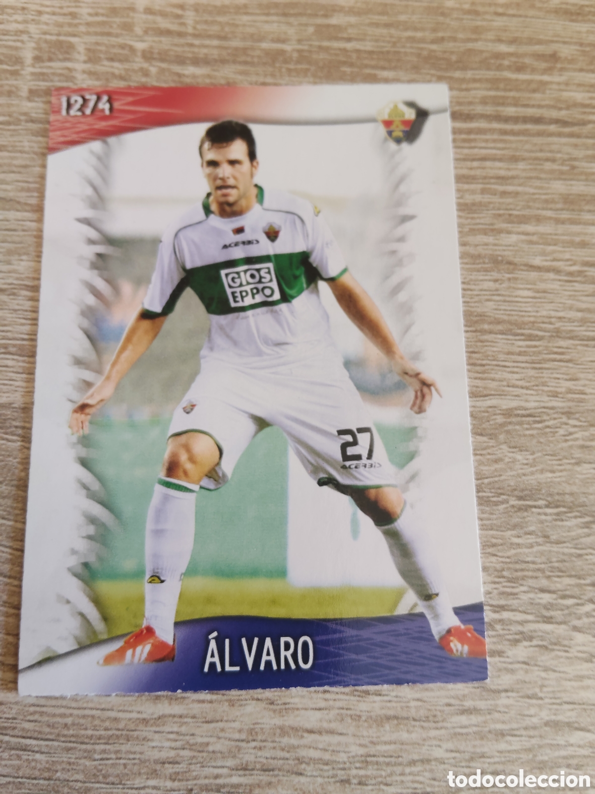 Cromos de f&uacute;tbol: Mundicromo las fichas de la liga 2014 1274 &Aacute;lvaro Elche