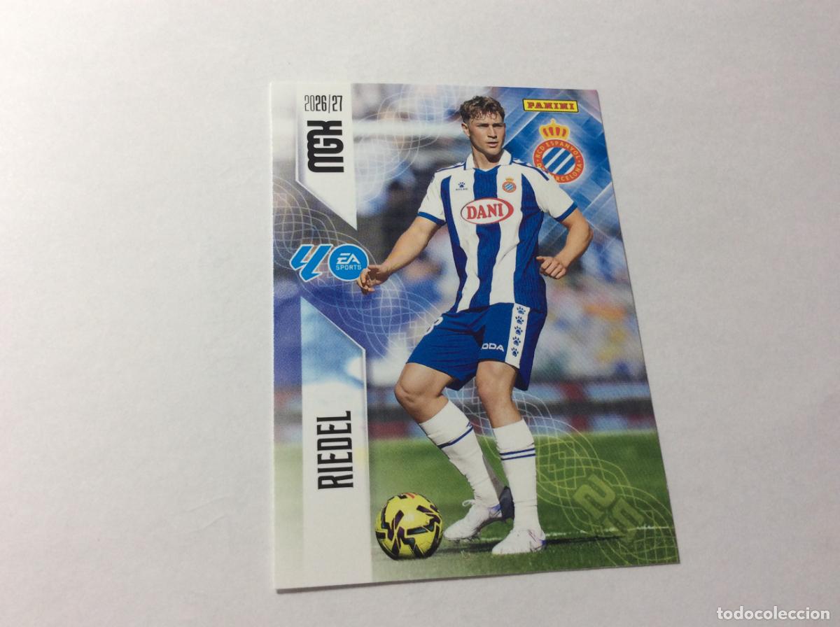 Cromos de f&uacute;tbol: 168 Riedel RCD Espa&ntilde;ol Espanyol MGK 2026/27 2026 2027 Panini