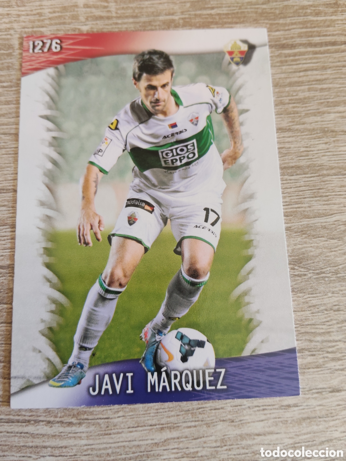 Cromos de f&uacute;tbol: Mundicromo las fichas de la liga 2014 1276 Javi M&aacute;rquez Elche