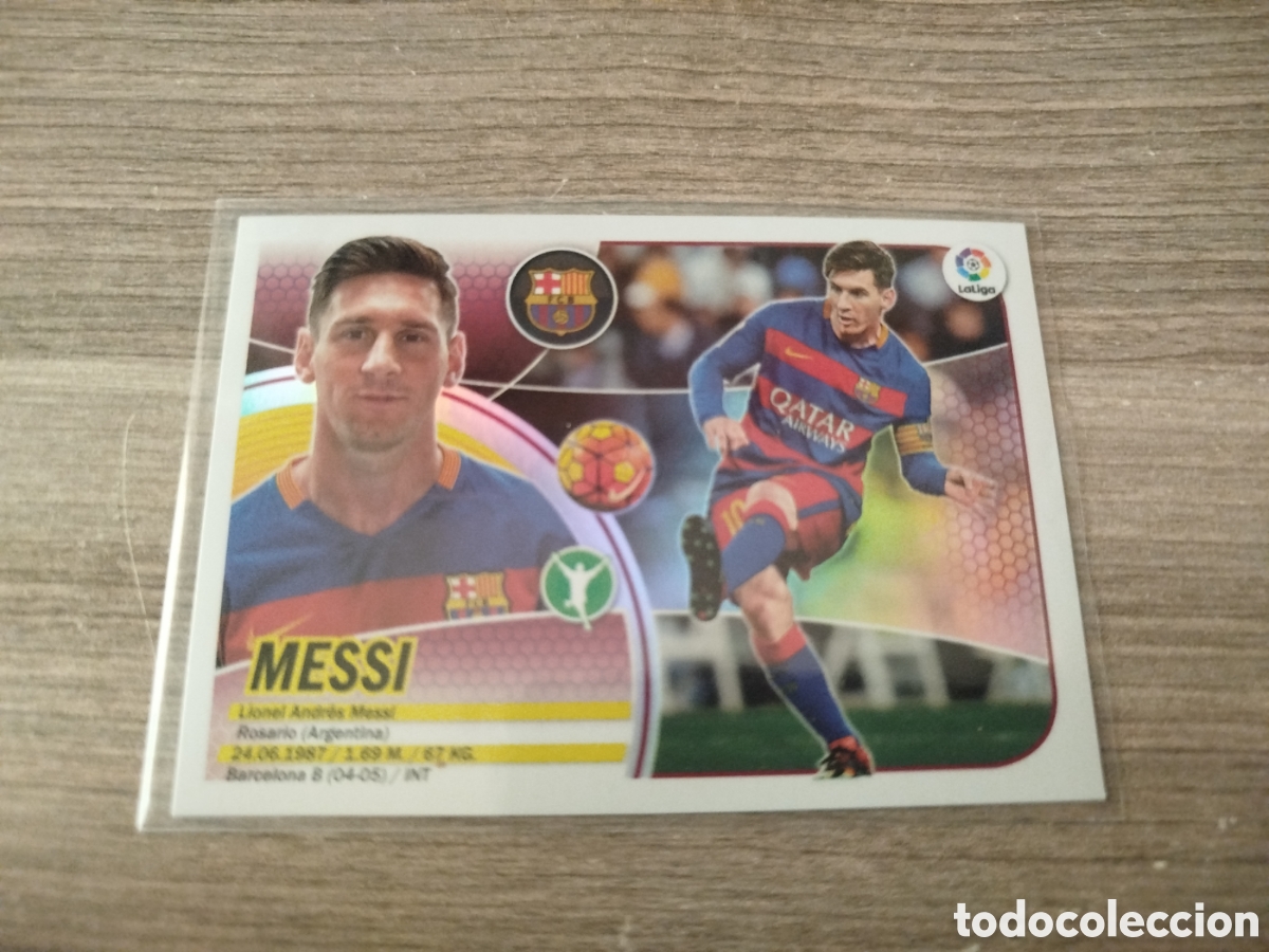 Cromos de f&uacute;tbol: Liga Este 2016/17.F.C.BARCELONA.MESSI.