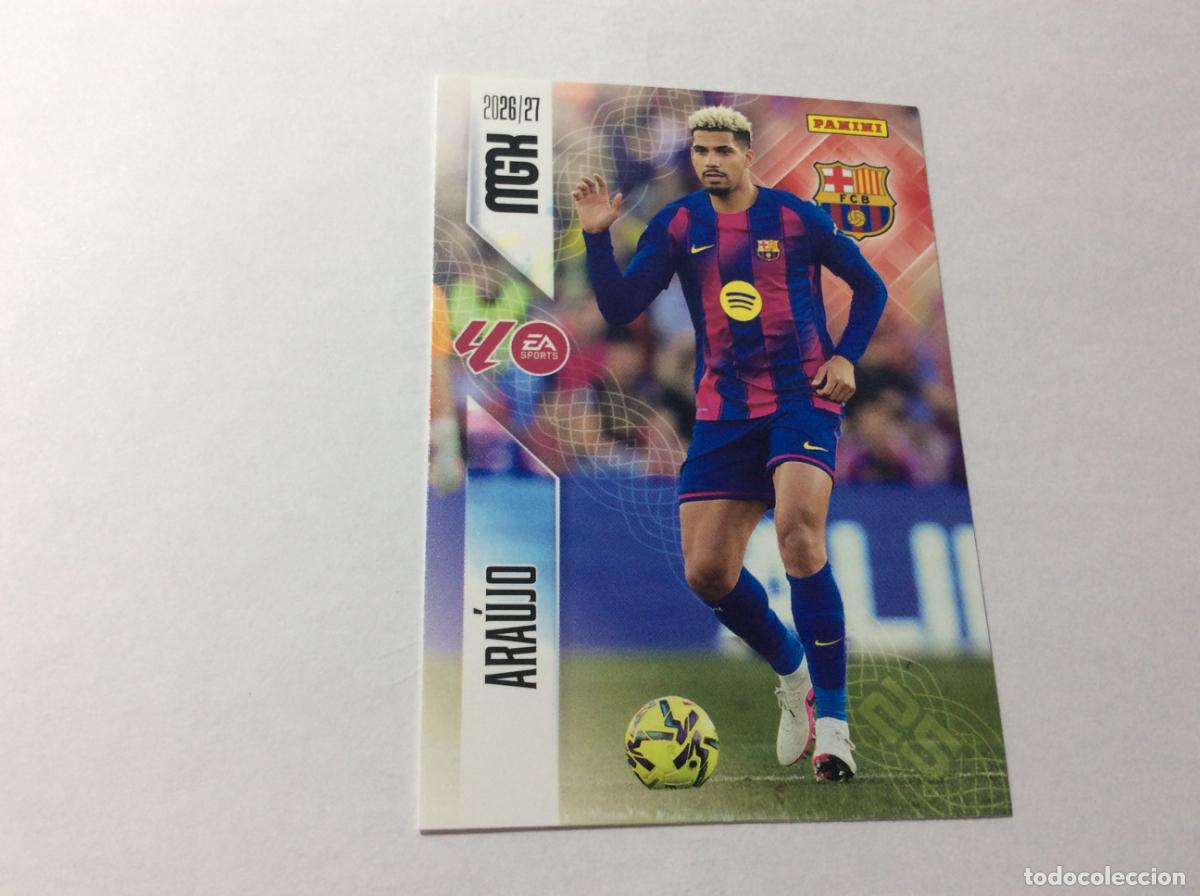 Cromos de f&uacute;tbol: 80 Araujo FC Barcelona CF MGK 2026/27 2026 2027 Panini