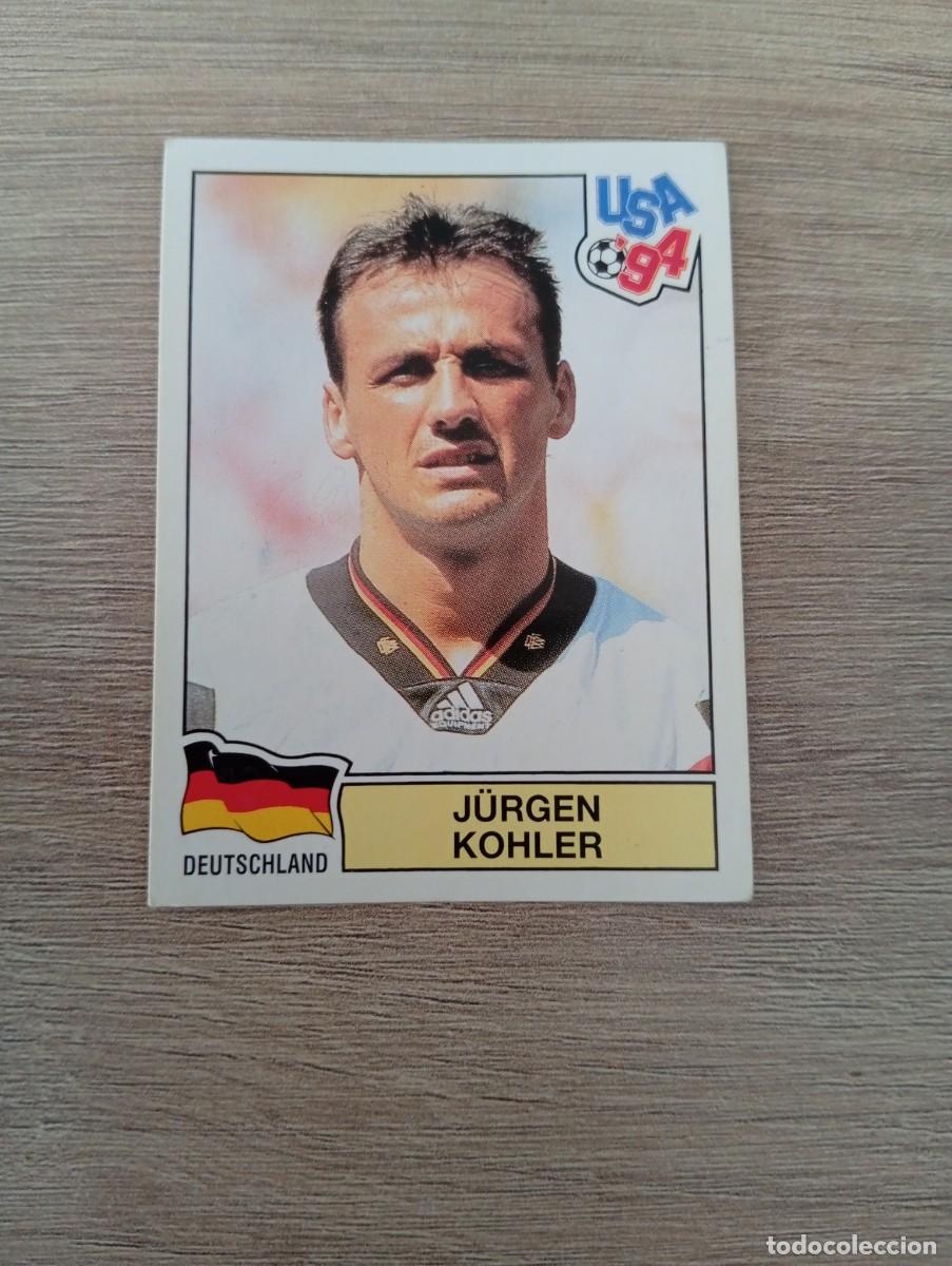 Figurine di Calcio: JURGEN KOHLER 170 ALEMANIA MUNDIAL USA 94 1994 SIN PEGAR NUNCA PEGADO