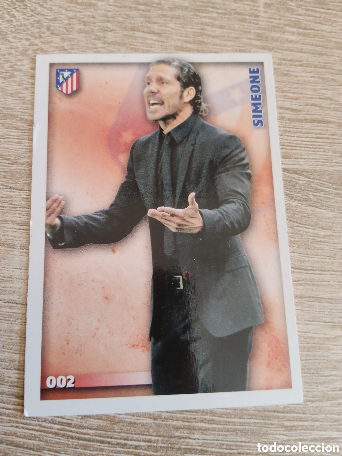 Cromos de f&uacute;tbol: Mundicromo las fichas de la liga 2015 2 Simeone Atl&eacute;tico de Madrid