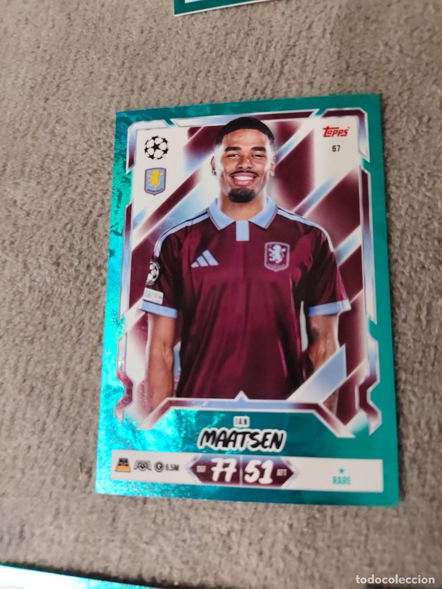 Figurine di Calcio: 66 MATCH ATTAX 26/27 EZRI KONSA ASTON VILLA PARALELA AZUL RARE 2026 2027 TOPPS UCC AAU