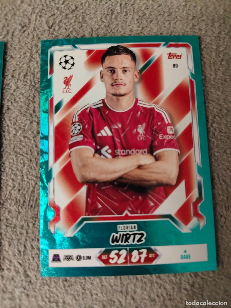 Figurine di Calcio: 89 MATCH ATTAX 26/27 FLORIAN WIRTZ LIVERPOOL PARALELA AZUL RARE 2026 2027 TOPPS UCC AAU