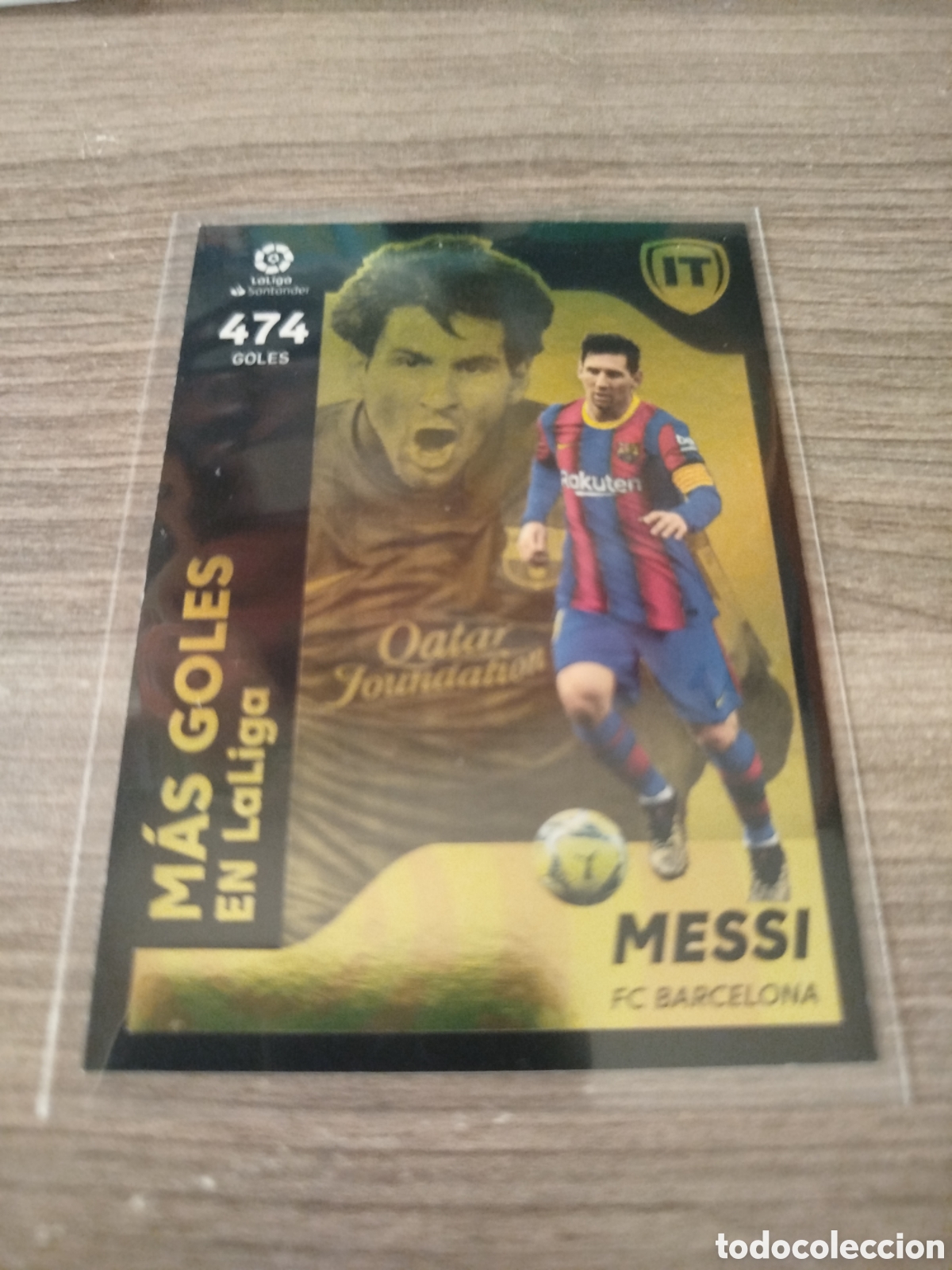 Cromos de Futebol: Liga Este 2021/22.F.C.BARCELONA.MESSI (M&Aacute;S GOLES EN LA LIG).