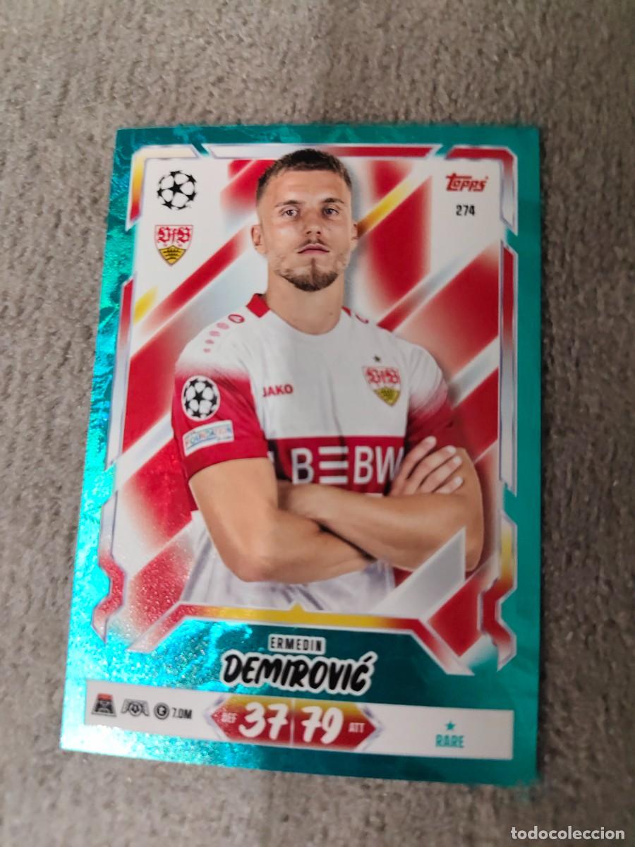 Cromos de f&uacute;tbol: 274 MATCH ATTAX 26/27 ERMEDIN DEMIROVIĆ VFB STUTTGART PARALELA AZUL RARE 2026 2027 TOPPS UCC AAU