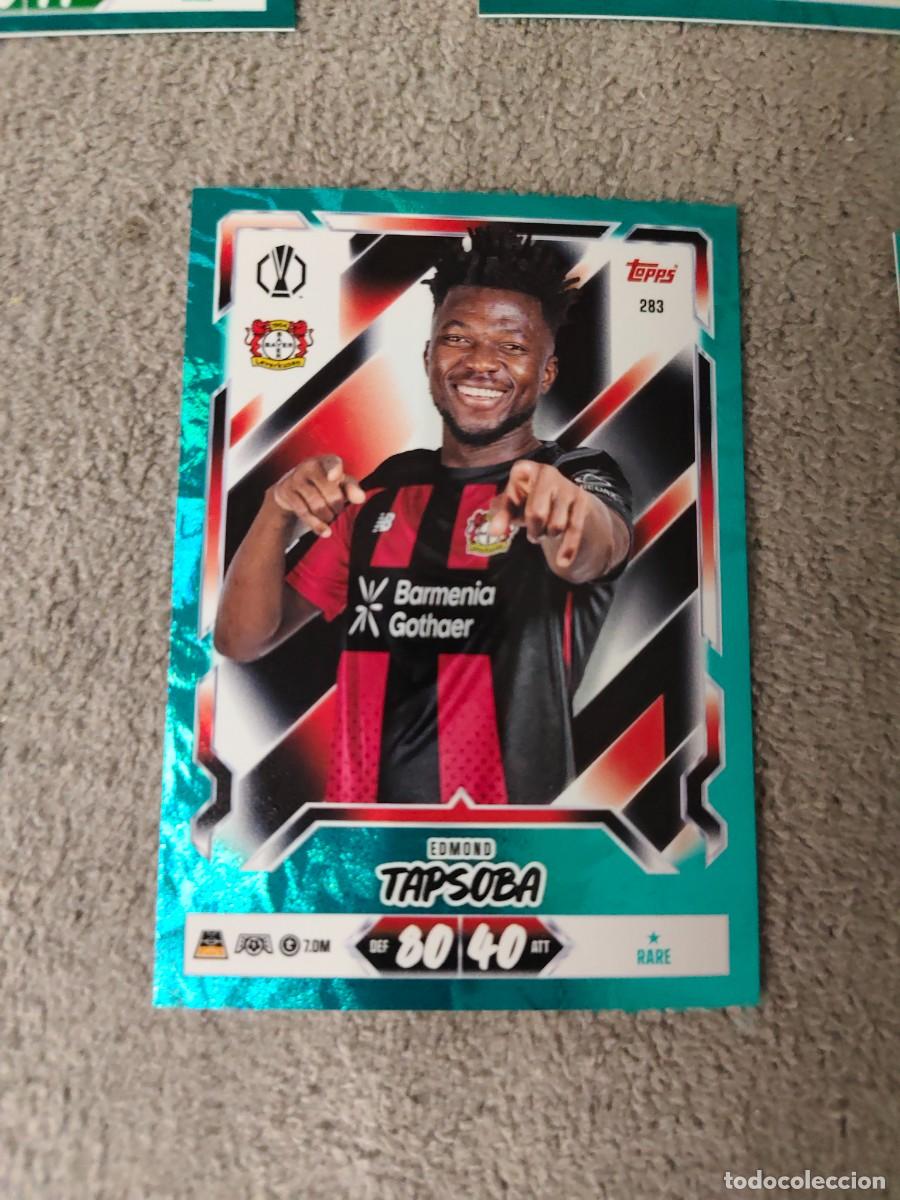 Figurine di Calcio: 283 MATCH ATTAX 26/27 EDMOND TAPSOBA BAYER 04 LEVERKUSEN PARALELA AZUL RARE 2026 2027 TOPPS UCC AAU