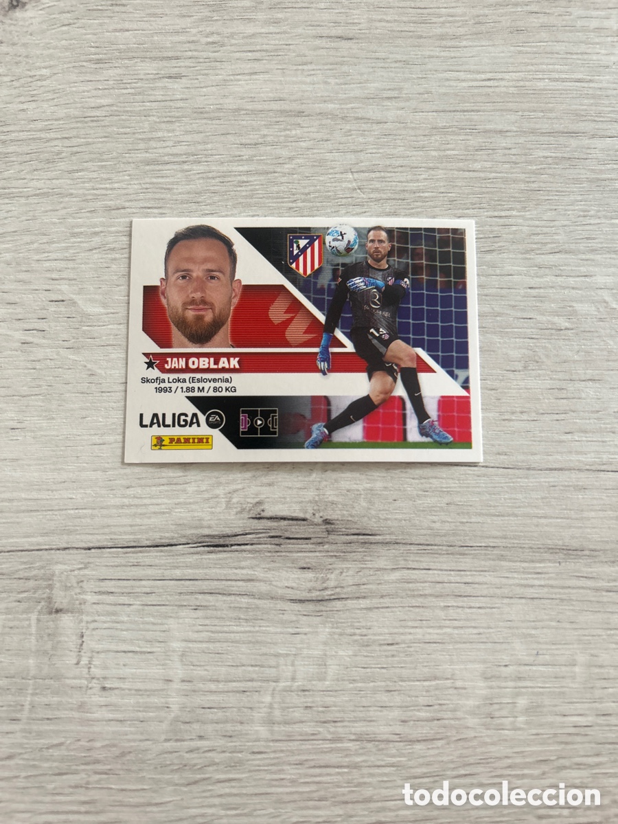 Figurine di Calcio: Oblak 3 Atl&eacute;tico de Madrid Liga Este 2026/27 26-27 Panini
