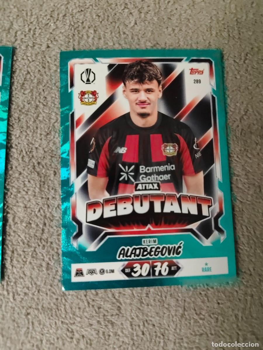 Figurine di Calcio: 289 MATCH ATTAX 26/27 ALAJBEGOVIĆ BAYER LEVERKUSEN DEBUTANT PARALELA AZUL RARE 2026 2027 TOPPS UCC A