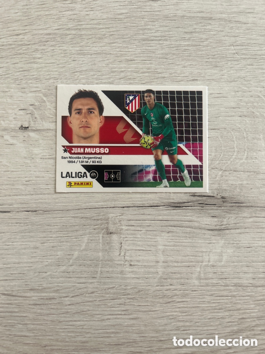 Cromos de f&uacute;tbol: Musso 4 Atl&eacute;tico de Madrid Liga Este 2026/27 26-27 Panini