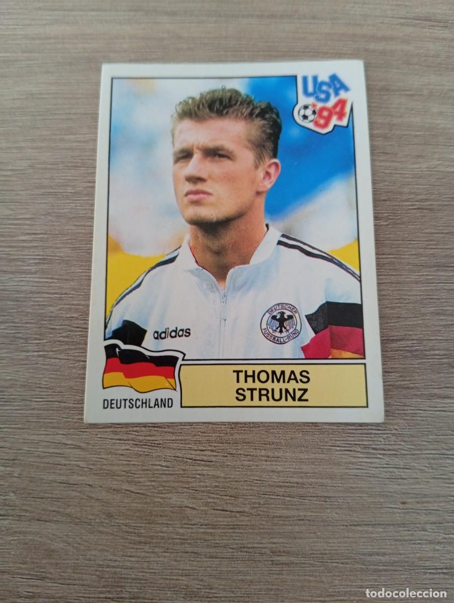Cromos de f&uacute;tbol: THOMAS STRUNZ 182 ALEMANIA MUNDIAL USA 94 1994 SIN PEGAR NUNCA PEGADO