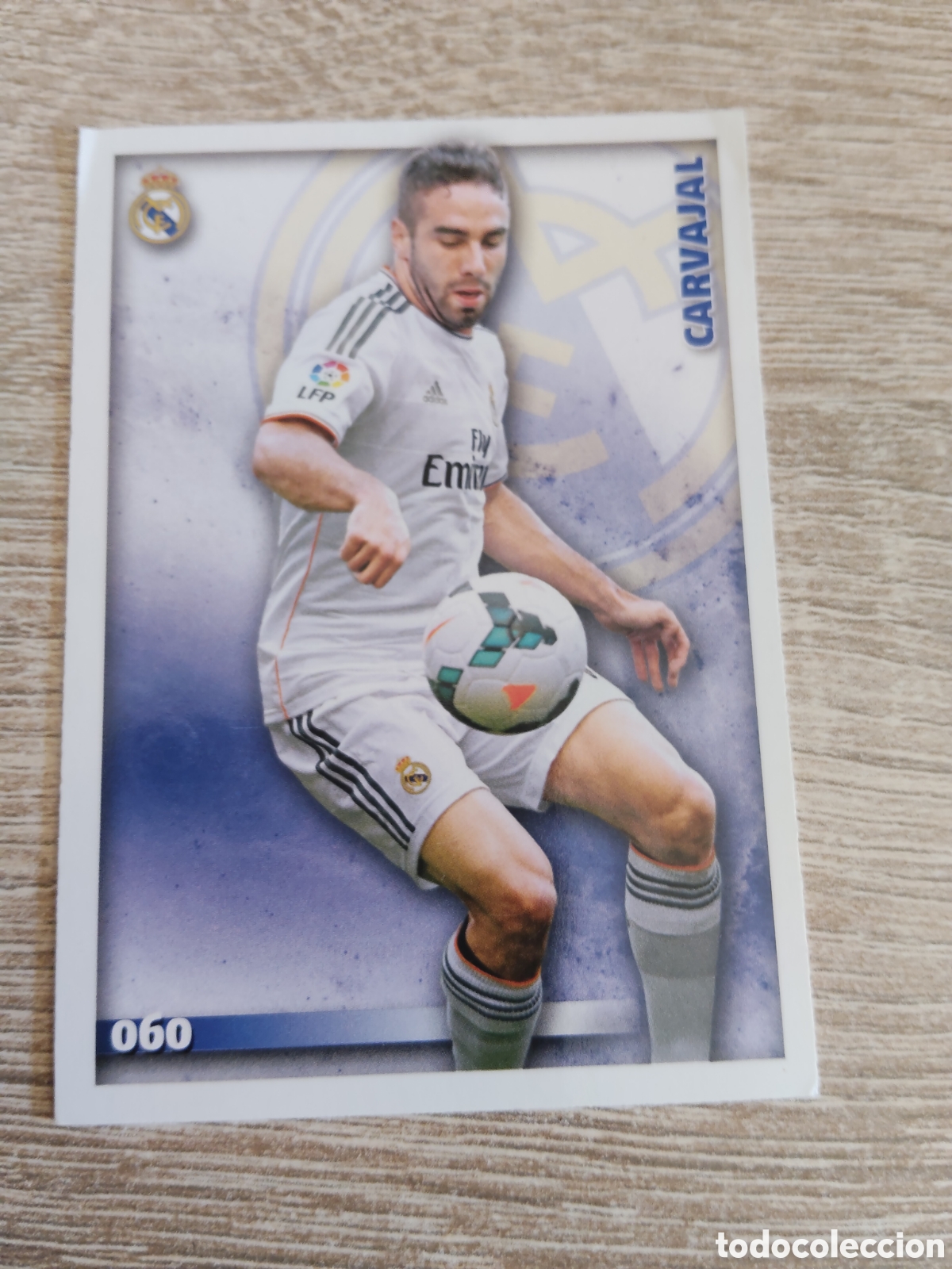 Cromos de f&uacute;tbol: Mundicromo las fichas de la liga 2015 60 Carvajal Real Madrid mate