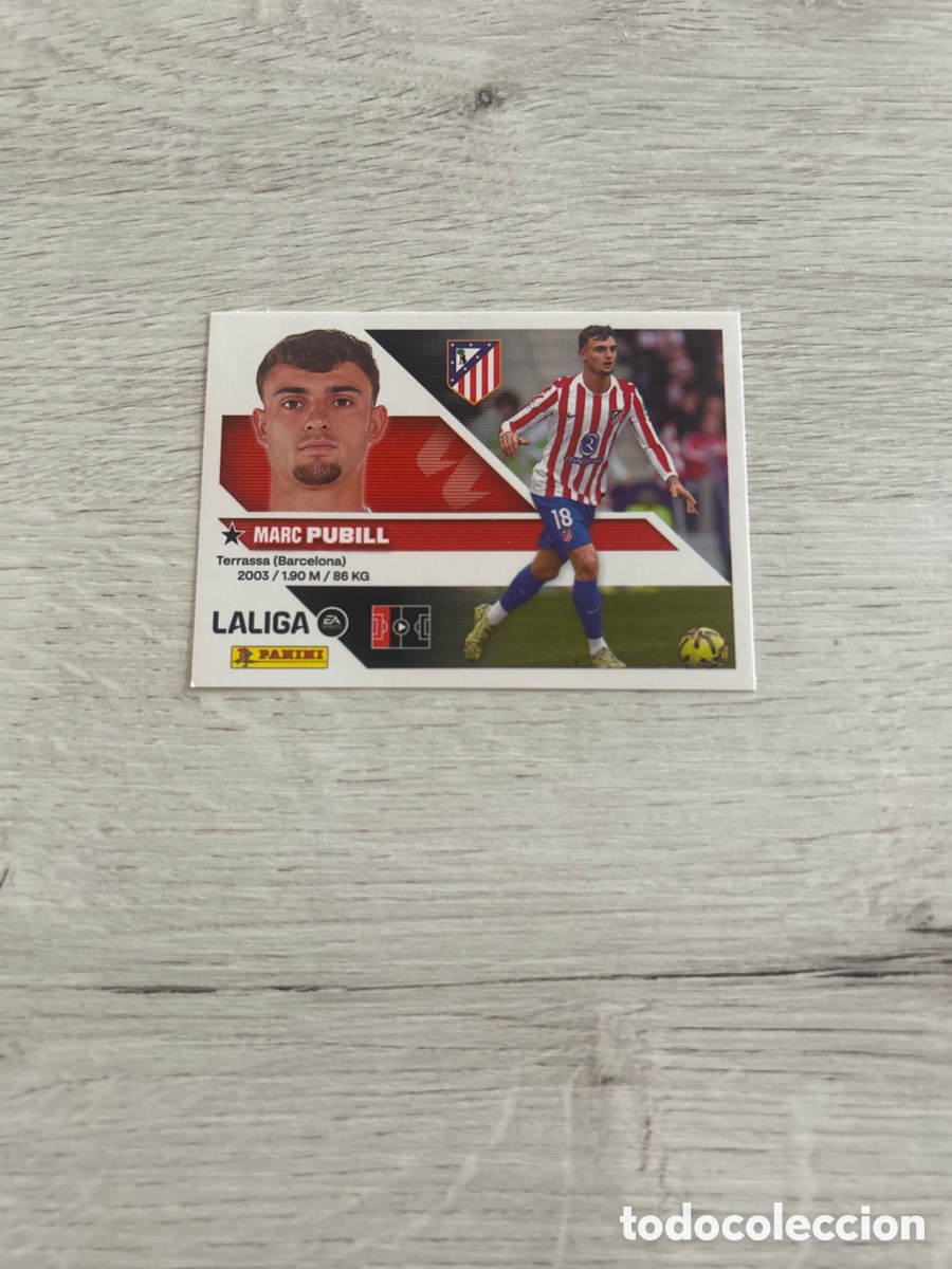 Cromos de f&uacute;tbol: Pubill 7 Atl&eacute;tico de Madrid Liga Este 2026/27 26-27 Panini