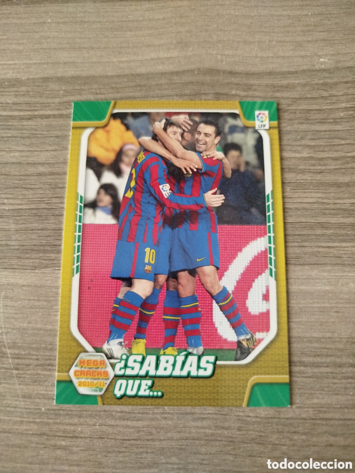 Cromos de f&uacute;tbol: Megacracks 2010/11.F.C.BARCELONA.MESSI (&iquest;SAB&Iacute;AS QUE...).