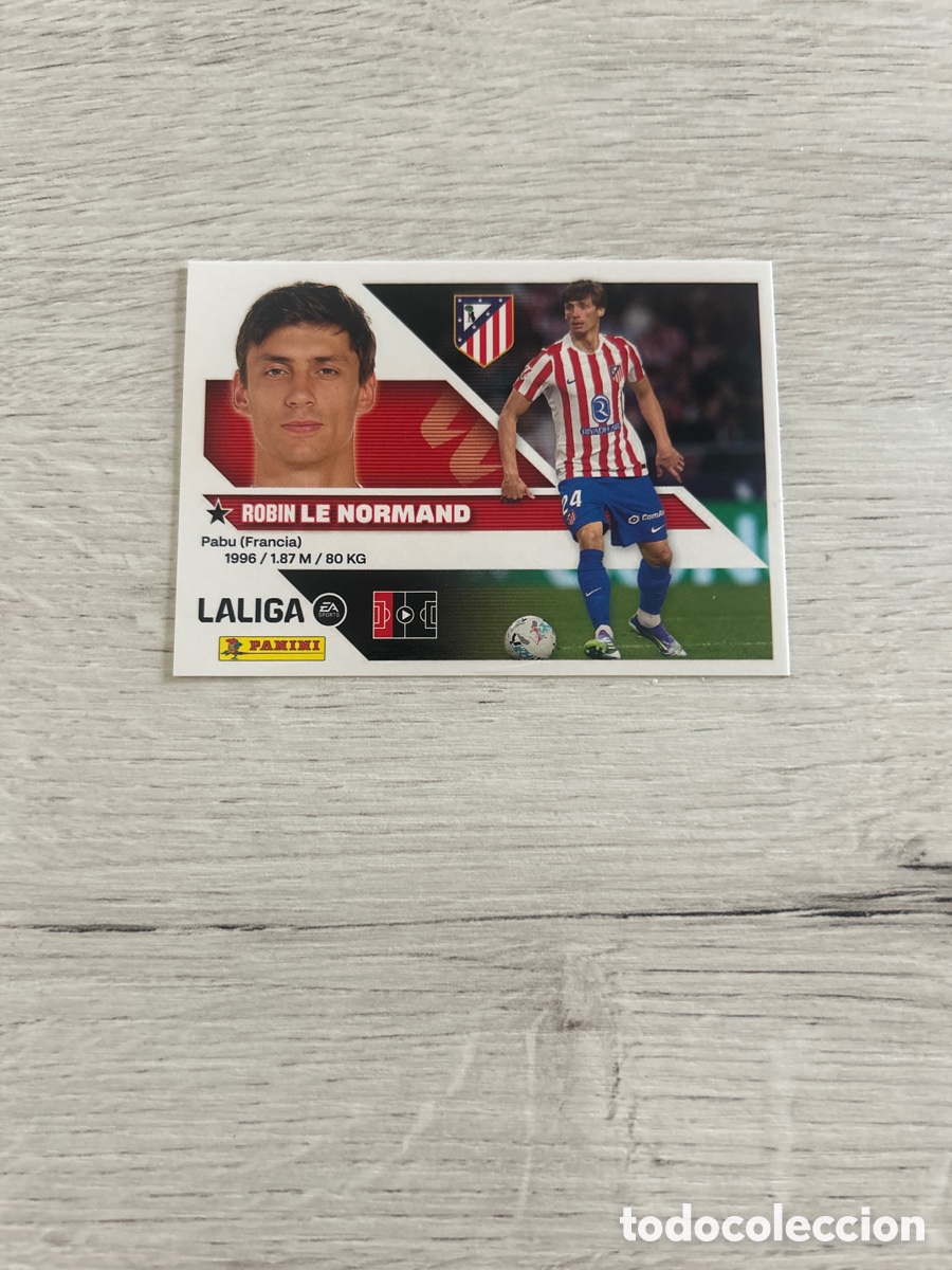 Cromos de f&uacute;tbol: Le Normand 8A 8 A Atl&eacute;tico de Madrid Liga Este 2026/27 26-27 Panini